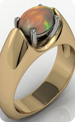 18th year wedding anniversary gemstone theme opal image