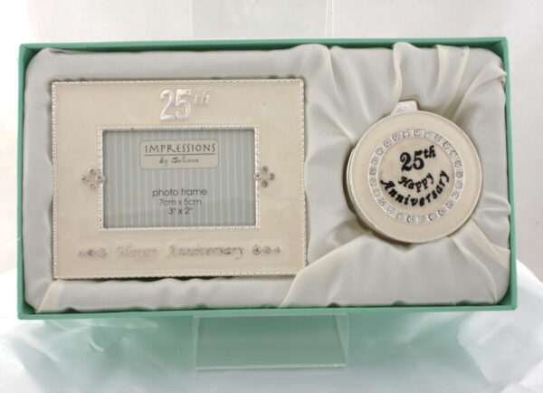 Silver Wedding Gift Set by Impressions by Juliana