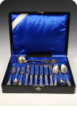 5th year wedding anniversary modern theme - silverware image