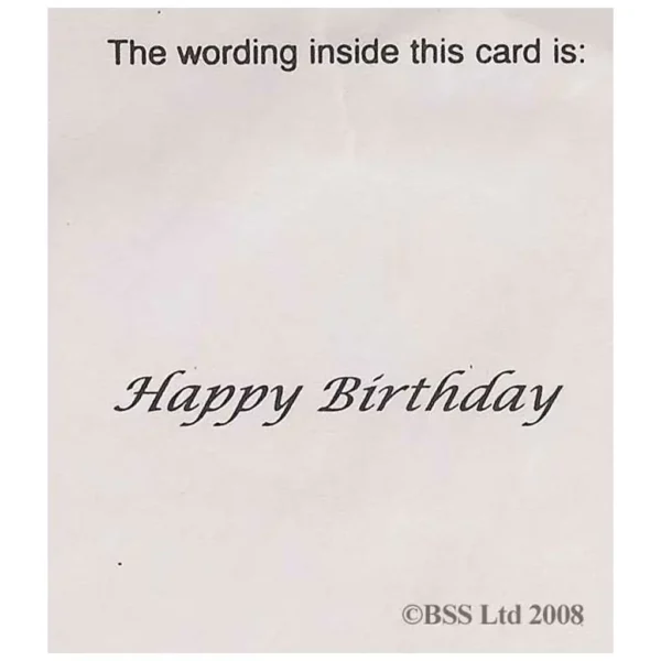 Happy Birthday Greeting Card - Image 2