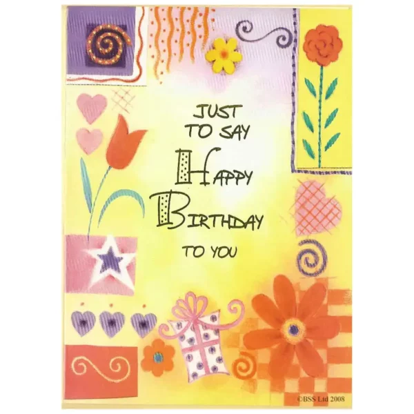 Happy Birthday Greeting Card