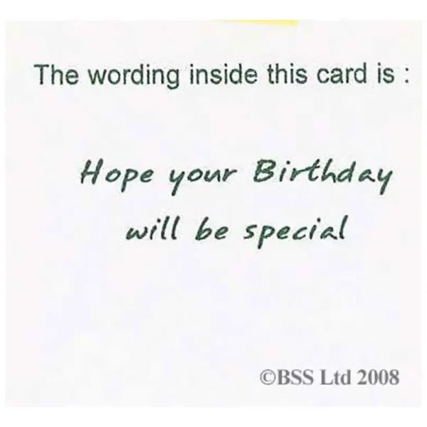 Happy Birthday Greeting Card - Image 2