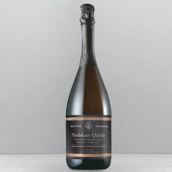 Personalised Wedding Anniversary Prosecco