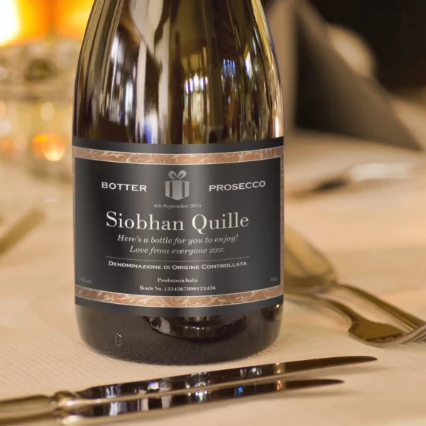 Personalised Wedding Anniversary Prosecco