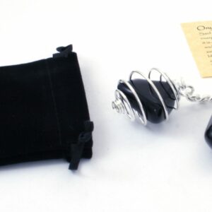 Black Onyx Keychain