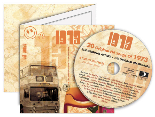 52nd Anniversary Card with Original Hit Music of 1973. A Time to Remember, The Classic Years. - Image 5