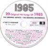 40th Anniversary Card with Original Hit Music of 1985. A Time to Remember, The Classic Years. - Image 2