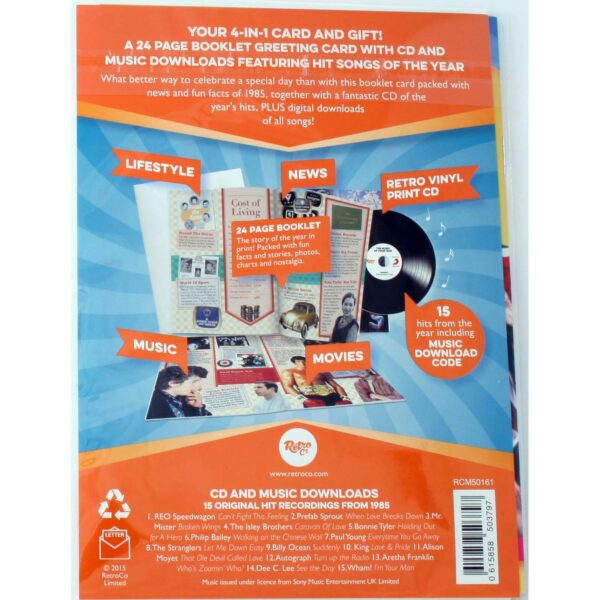 1985 The Story of Your Year 40th Anniversary Booklet CD and Music Download - Image 4