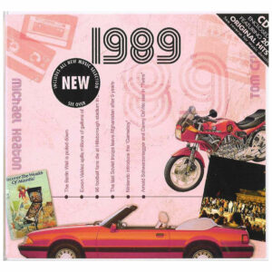 Hit Music CD from 1989 & Greeting Card