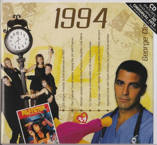 Original Hit Music of 1994. A Time to Remember, The Classic Years. Front