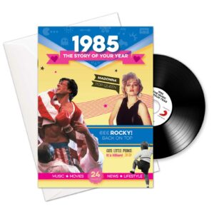 Booklet , Music & Card; 1985 in one present