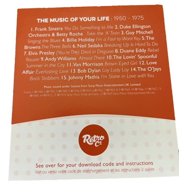 The Music of your Life: Happy 80th Booklet Greeting Card With Music Download - Image 2