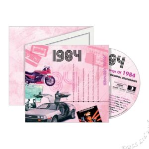 Hit Music CD from 1984 & Greeting Card