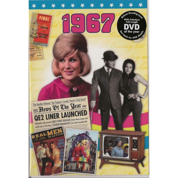 DVD with Memories from 1967 and a Greeting Card in one