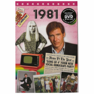 DVD with Memories from 1981 and a Greeting Card in one