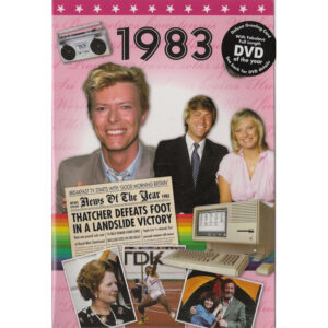 DVD with Memories from 1983 and a Greeting Card in one