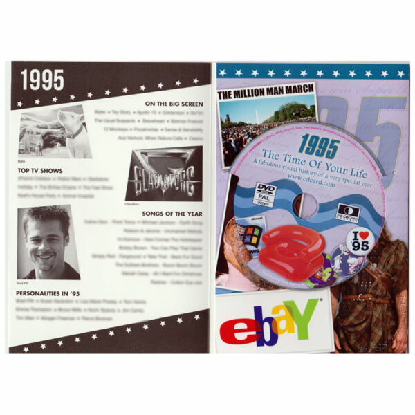 Reminisce 1995 with DVD and Greeting Card inside