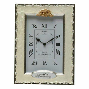 Celebration Golden Wedding 50th Anniversary Clock