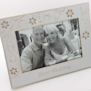 Silver Wedding 25th Anniversary 6" x 4" Photo Frame