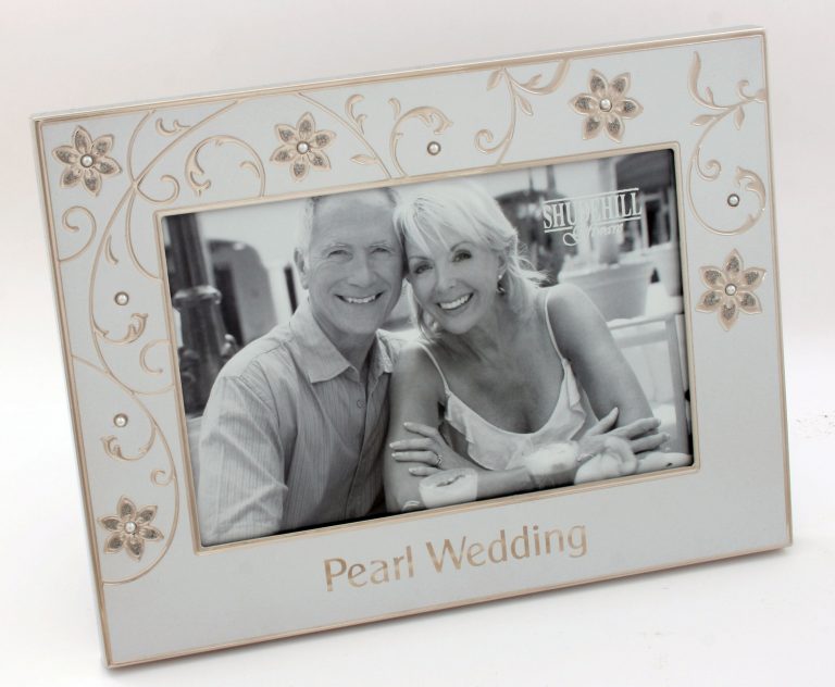 Pearl Wedding 30th Anniversary 6″ x 4″ Photo Frame