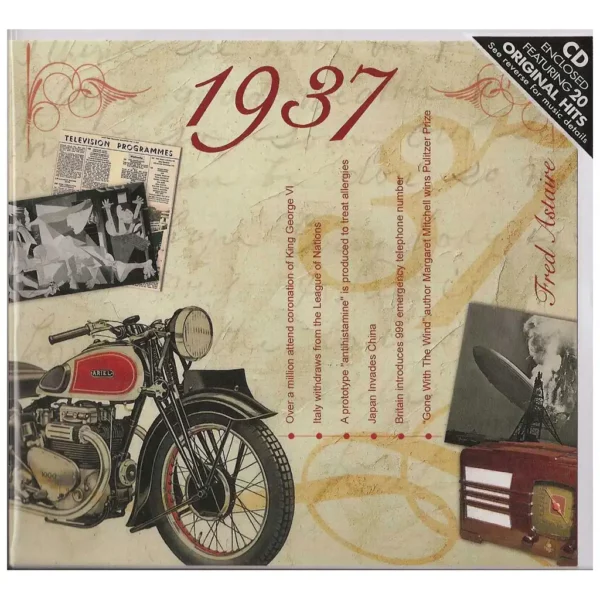 1930's Birthday Greeting Card and Gift in one, includes Hit Music of the year - Image 8