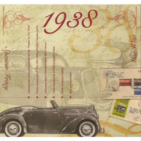 1930's Birthday Greeting Card and Gift in one, includes Hit Music of the year - Image 9