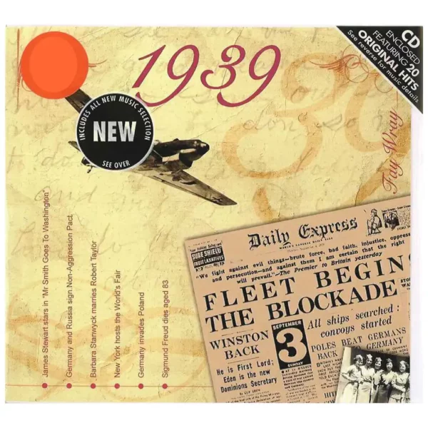 1930's Birthday Greeting Card and Gift in one, includes Hit Music of the year - Image 10