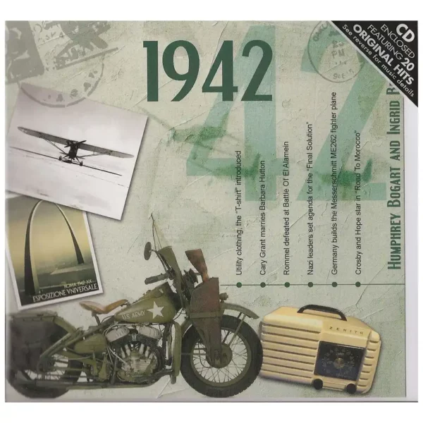 1940's Birthday Greeting Card and Gift in one, includes Hit Music of the year - Image 7