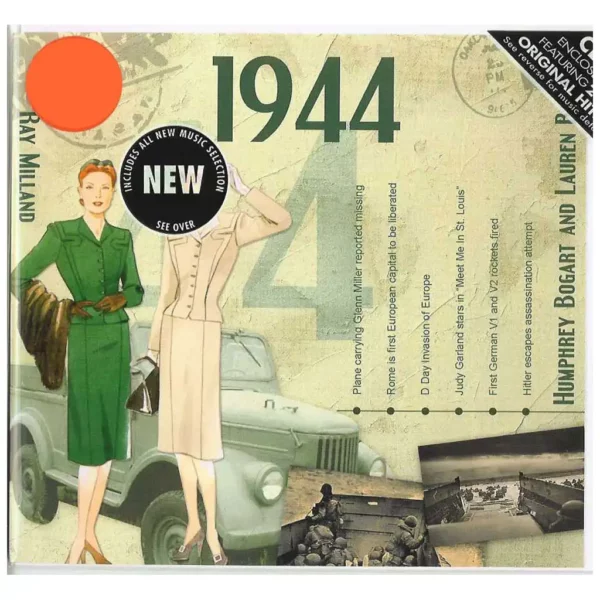 1940's Birthday Greeting Card and Gift in one, includes Hit Music of the year - Image 6