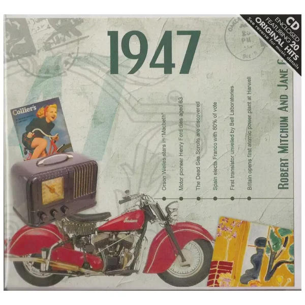 1940's Birthday Greeting Card and Gift in one, includes Hit Music of the year - Image 3