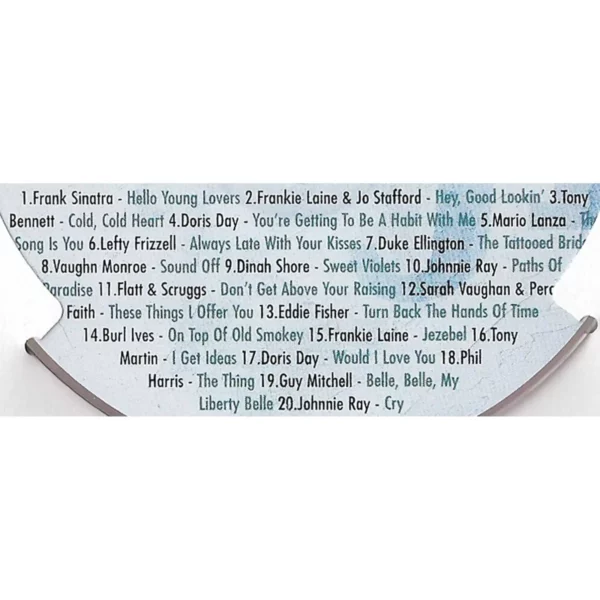 1950's Birthday Greeting Card and Gift in one, includes Hit Music of the year - Image 12