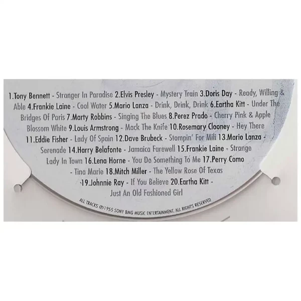 1950's Birthday Greeting Card and Gift in one, includes Hit Music of the year - Image 16