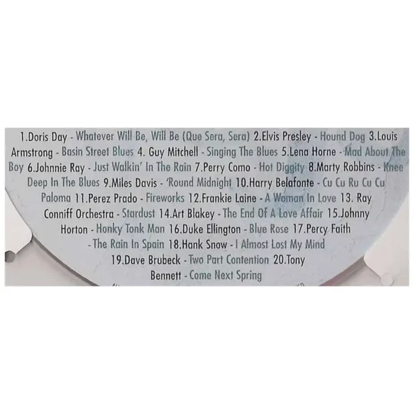 1950's Birthday Greeting Card and Gift in one, includes Hit Music of the year - Image 17