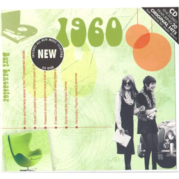 1960's Birthday Greeting Card and Gift in one, includes Hit Music of the year - Image 2