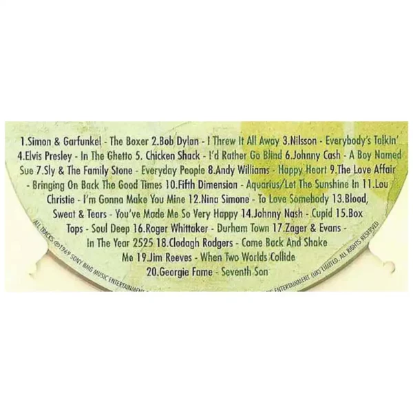1960's Birthday Greeting Card and Gift in one, includes Hit Music of the year - Image 21