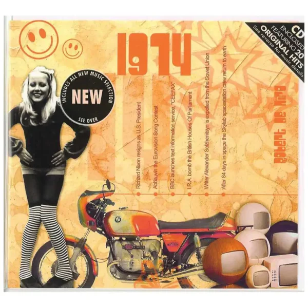 1970's Birthday Greeting Card and Gift in one, includes Hit Music of the year - Image 14