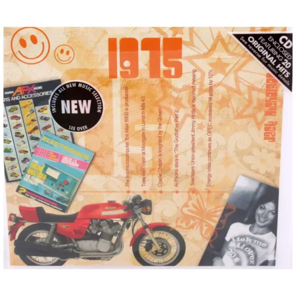 1970's Birthday Greeting Card and Gift in one, includes Hit Music of the year - Image 13
