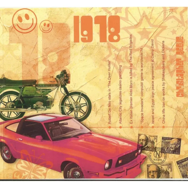 1970's Birthday Greeting Card and Gift in one, includes Hit Music of the year - Image 18