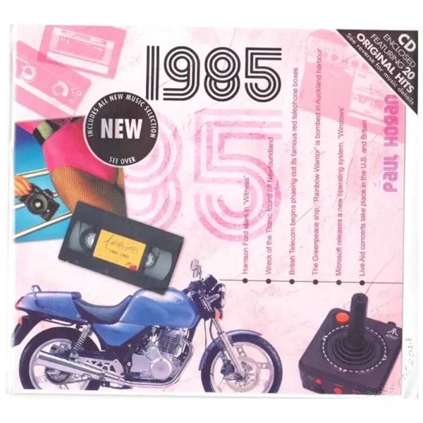 1980's Birthday Greeting Card and Gift in one, includes Hit Music of the year - Image 7