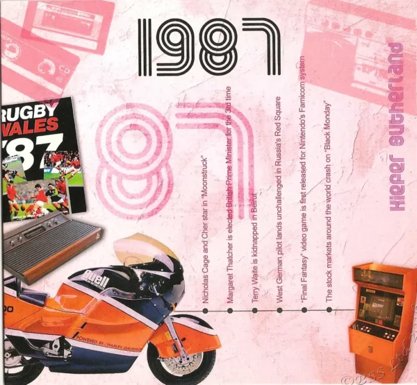1980's Birthday Greeting Card and Gift in one, includes Hit Music of the year - Image 9