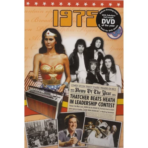 Birthday gifts - DVD News reel from their Birth year (1970s) with Greeting Card - Image 7