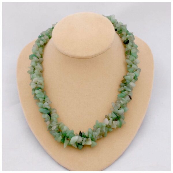 Triple Banded Aventurine Necklace - Image 2