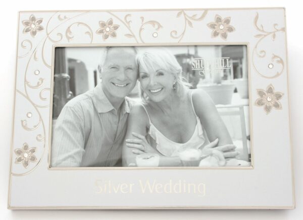 Silver Wedding, 25th Anniversary 6" x 4" Photo Frame - Image 2