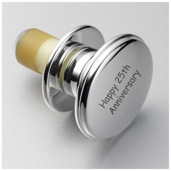 Personalised Silver-plated Bottle Stopper - Image 2