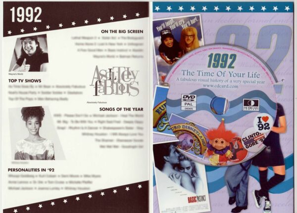 DVD Greeting Card, The Time of your Life -1992 - Image 2