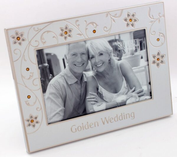 Golden Wedding 50th Anniversary 6" x 4" Photo Frame - Image 2