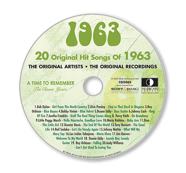 Combined CD & DVD Greeting Card Gift Set - 1963 - Image 3