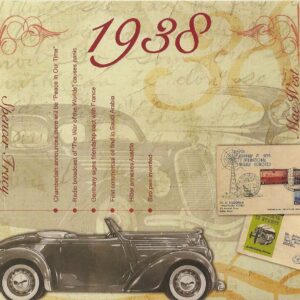 87th Anniversary Card with Original Hit Music of 1938. A Time to Remember, The Classic Years.