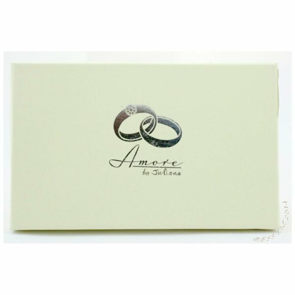 Mr & Mrs Silver plated Key ring gift set - Image 2