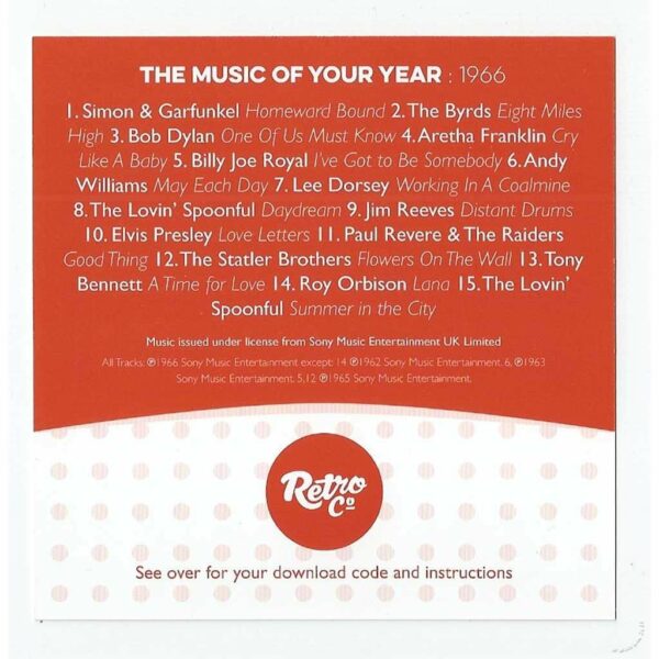 1966 The Story of Your Year 59th Anniversary Booklet CD and Music Download - Image 5